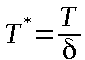 non-dimensional time constant